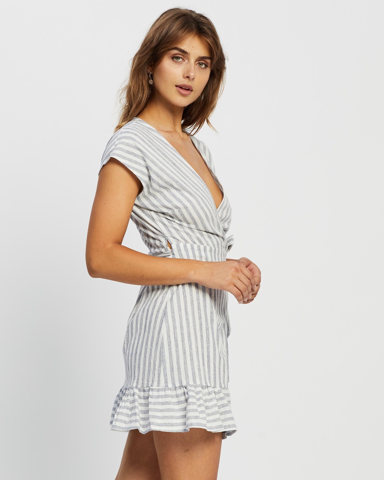 Benedetta Linen Blend Mini Dress