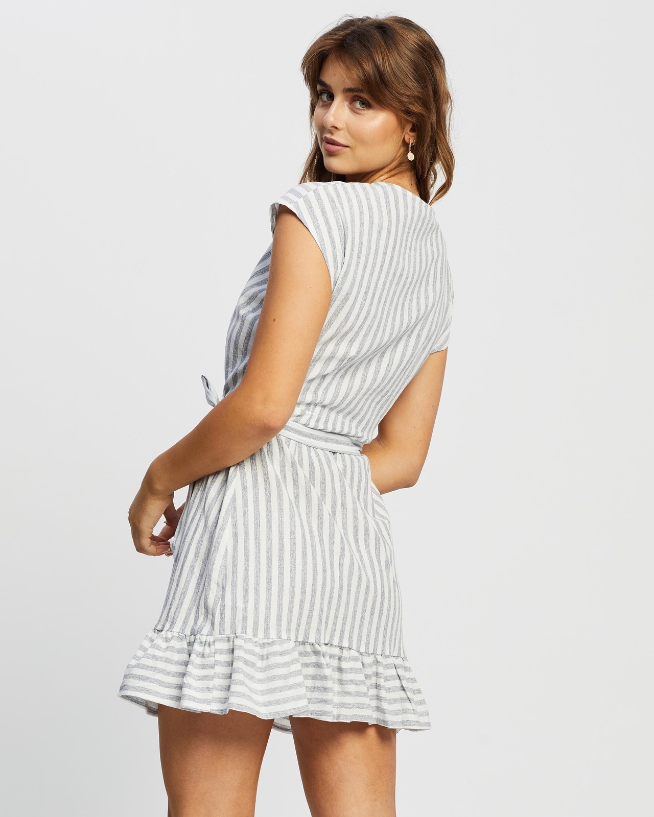 Benedetta Linen Blend Mini Dress