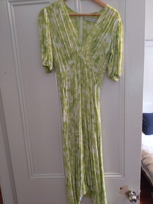 kora midi dress Shoshanna Kora Dress In Navy/khaki
