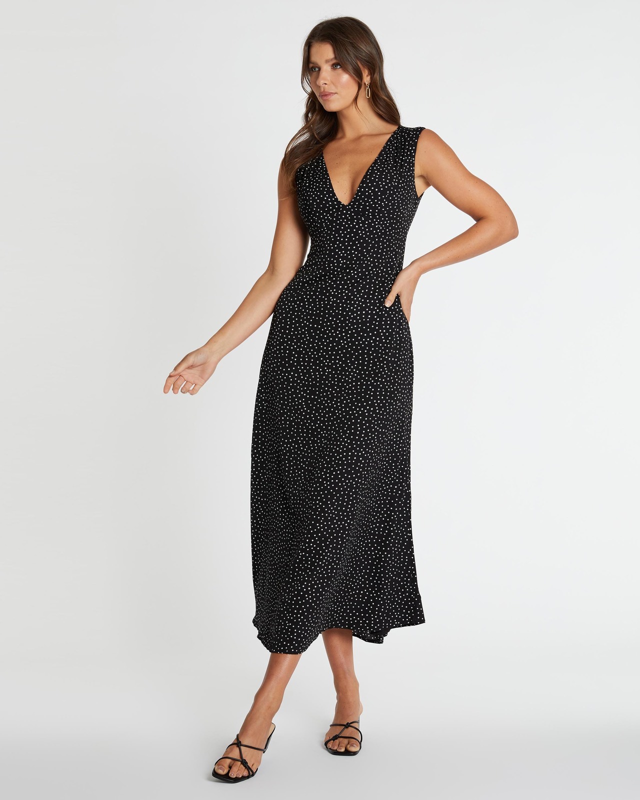chinese dress ladies Elania Maxi Dress - Black