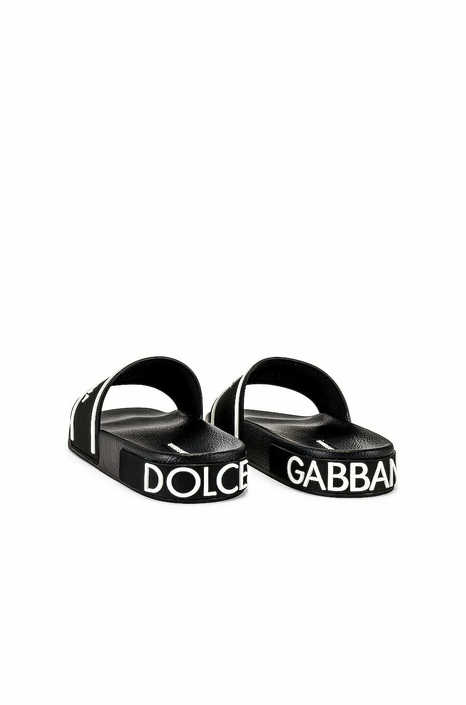 【関税&送料込】Dolce & Gabbana Slide Sandal With Logo Dolce & Gabbana Logo Beachwear Slides | Sendegaro ID