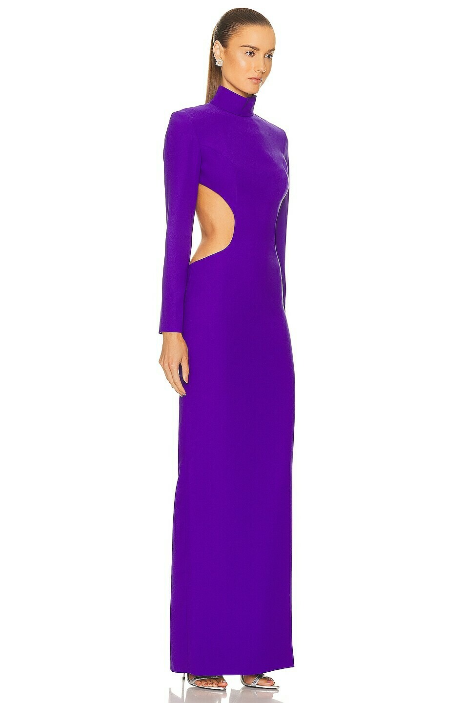 strapless open back dress Nadine Merabi Lydia Red Dress 4