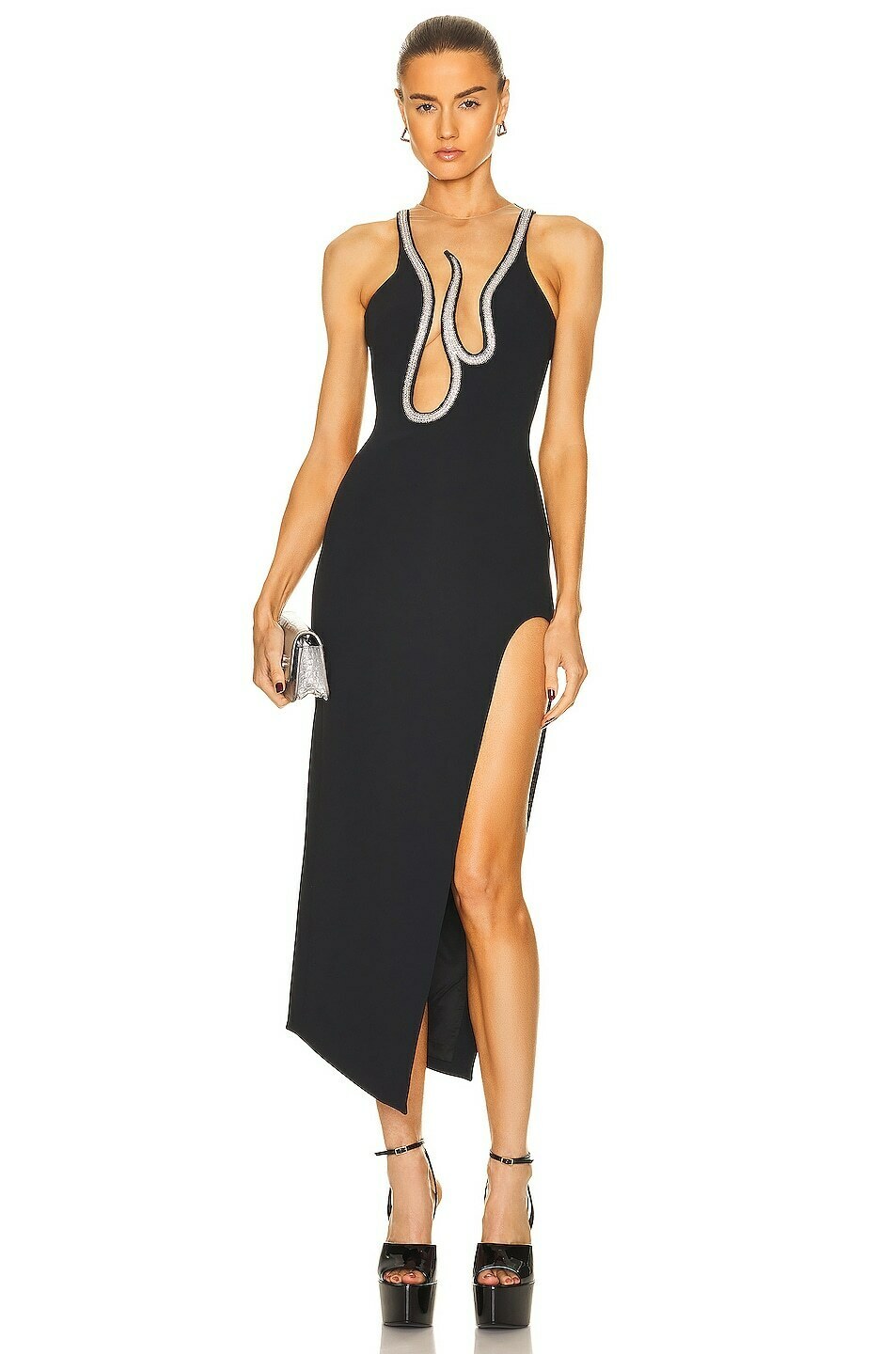david koma black dress DAVID KOMA LONDON RIBBON MINI DRESS  TheLuxeLend