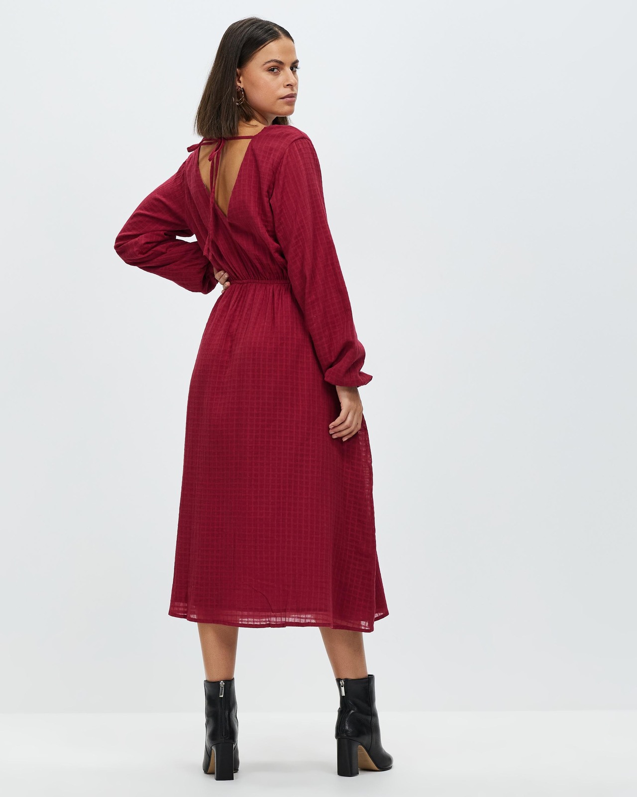 Atmos&Here Athena Long Sleeve Midi Dress AirRobe