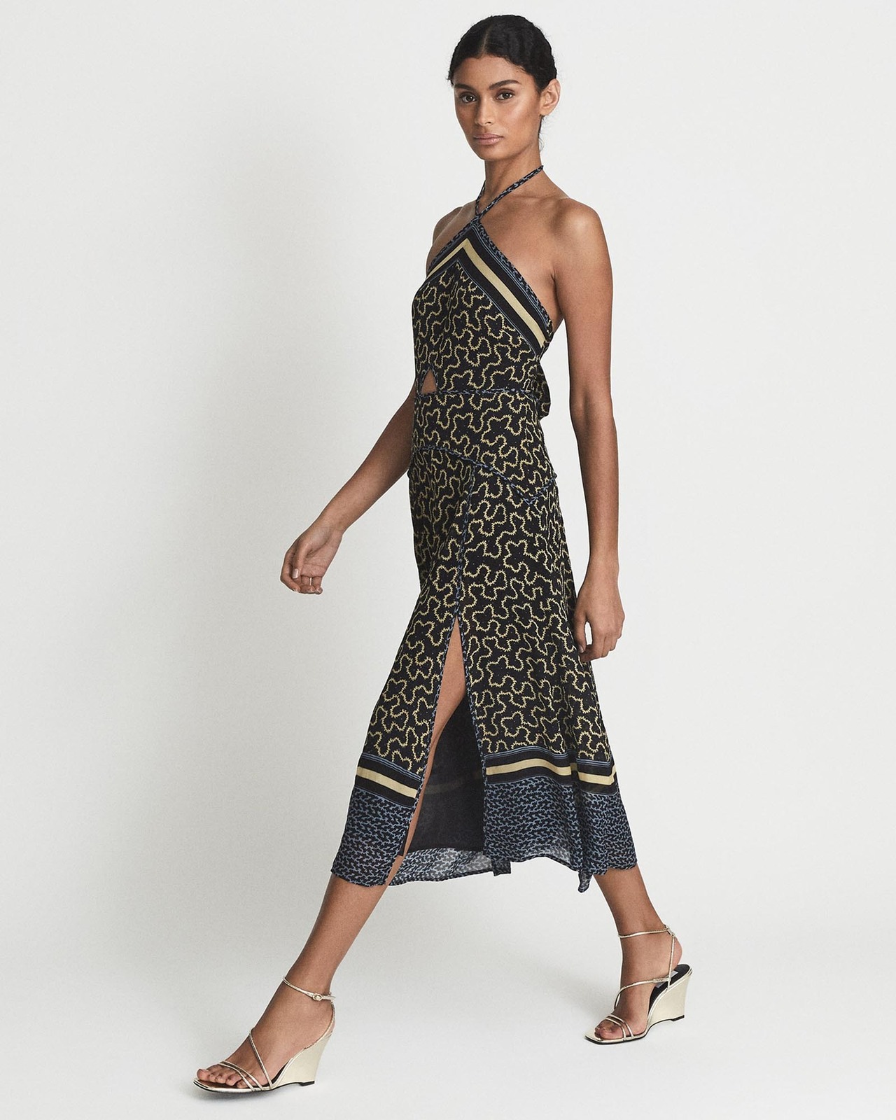 【海外限定】REISSドレス☆Faye Twist Cut-Out Midi Dress 海外限定】REISSドレス☆Faye Twist Cut-Out Midi Dress (REISS