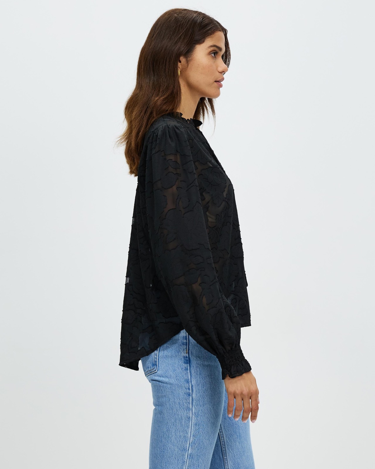 Emery Burn Out Blouse