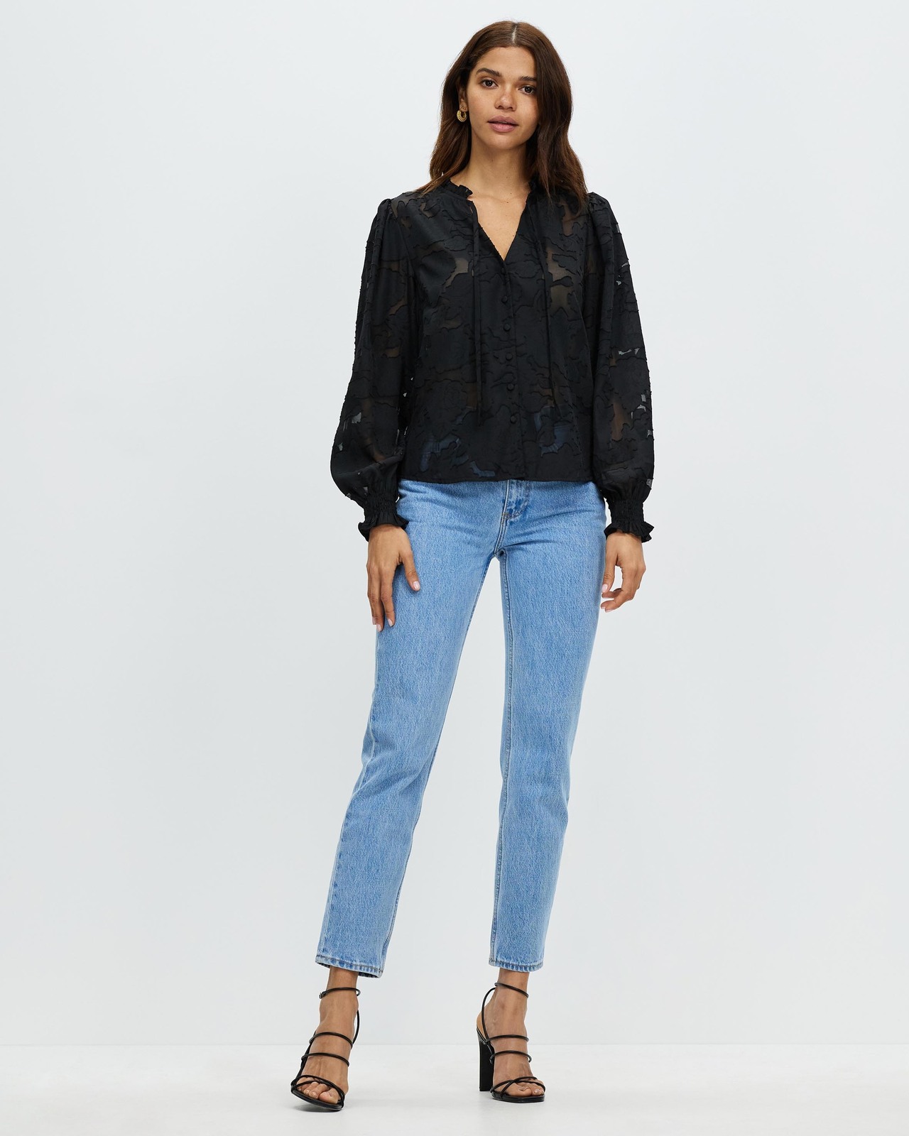 Emery Burn Out Blouse