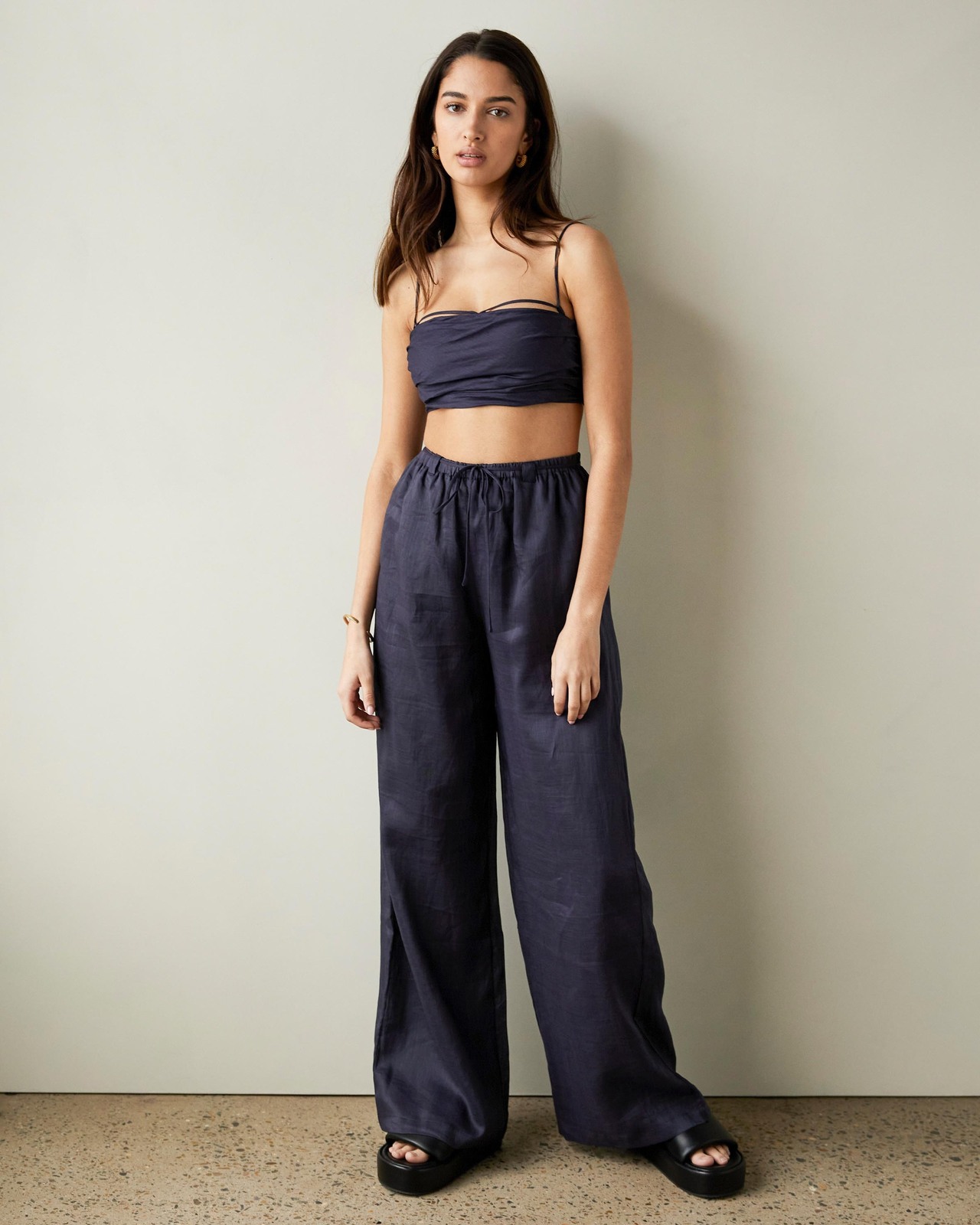 Ruched Crop Top
