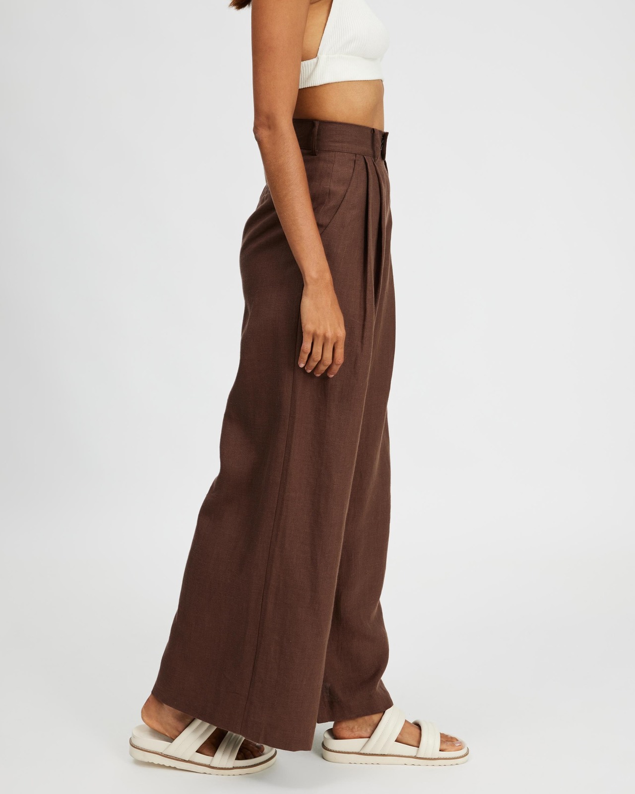 Linen Wide Leg Pants