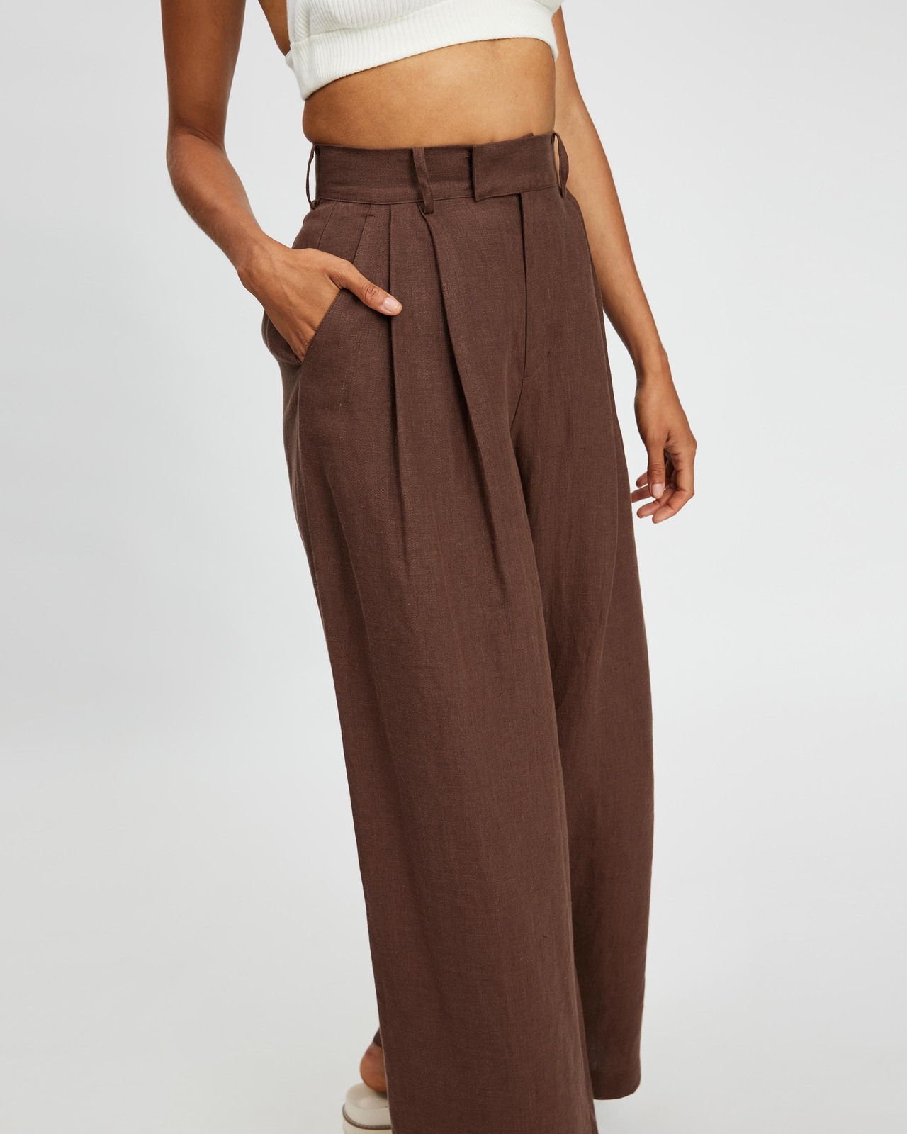 Linen Wide Leg Pants