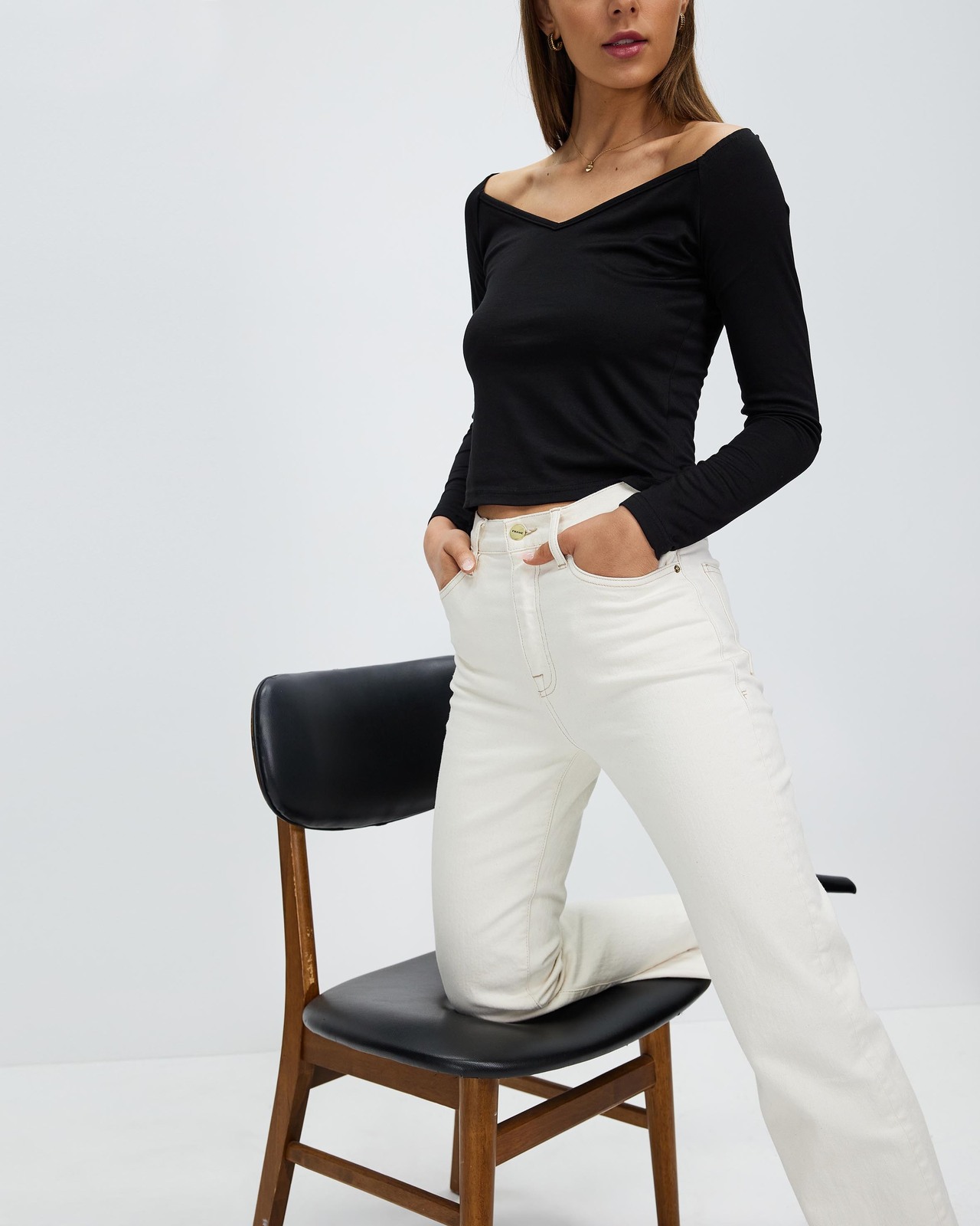 Beatrix Off Shoulder Long Sleeve Top