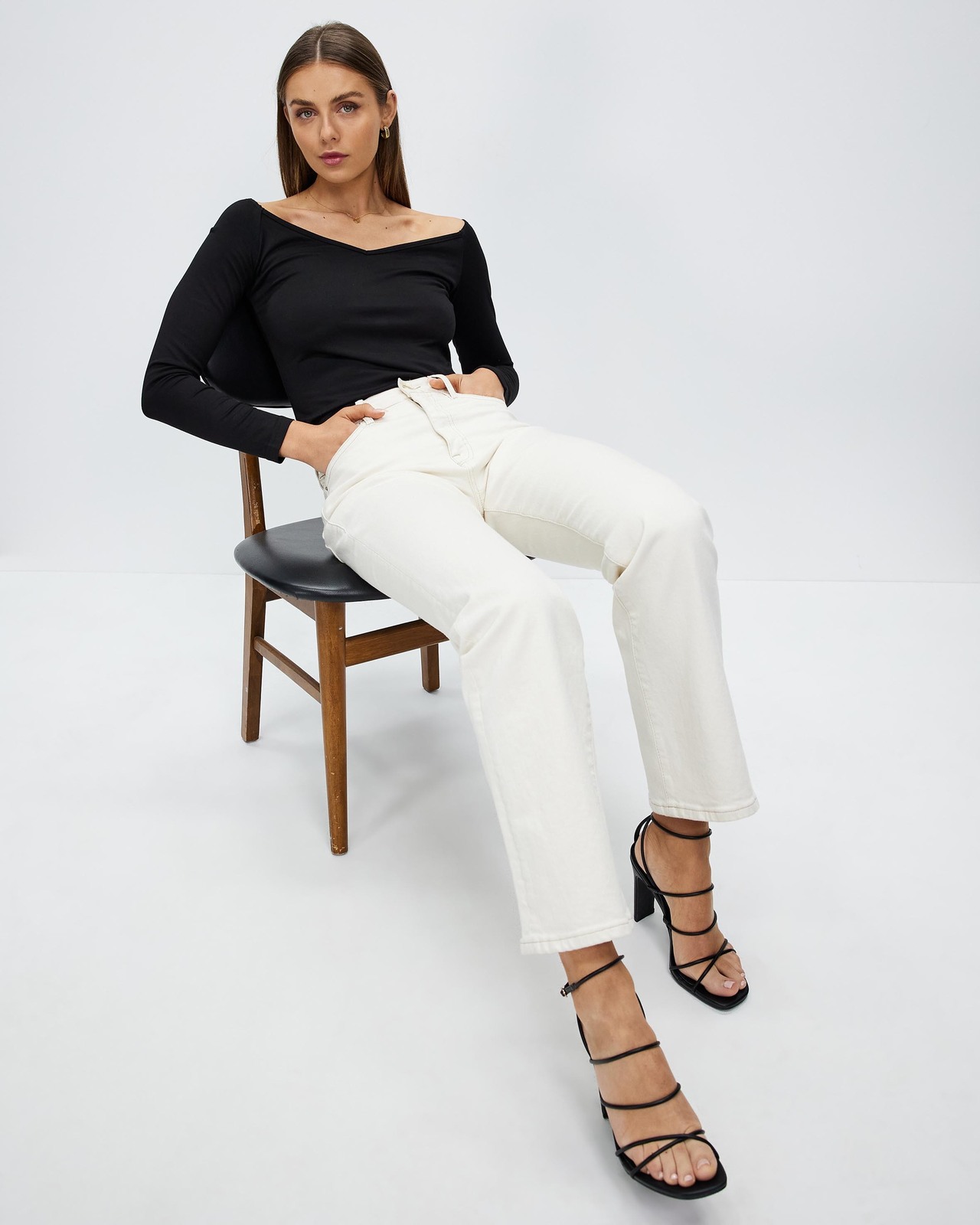 Beatrix Off Shoulder Long Sleeve Top