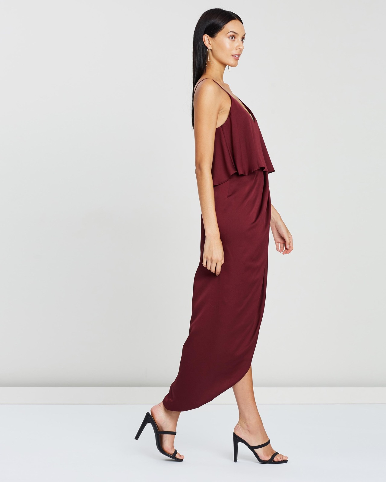shona joy luxe cocktail frill dress Luxe Cocktail Frill Dress | Shona Joy | The Hire Collective