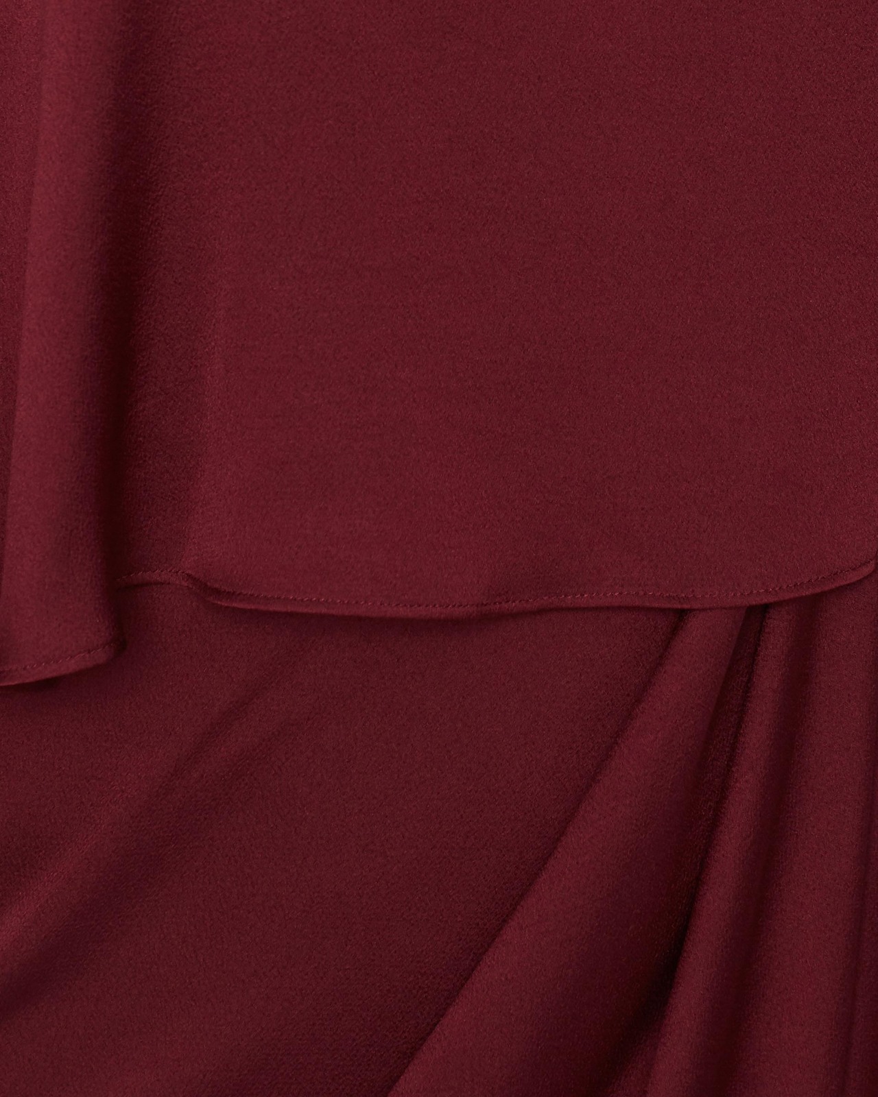 Luxe Draped Cocktail Frill Dress