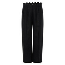 Scallop Pant-Black