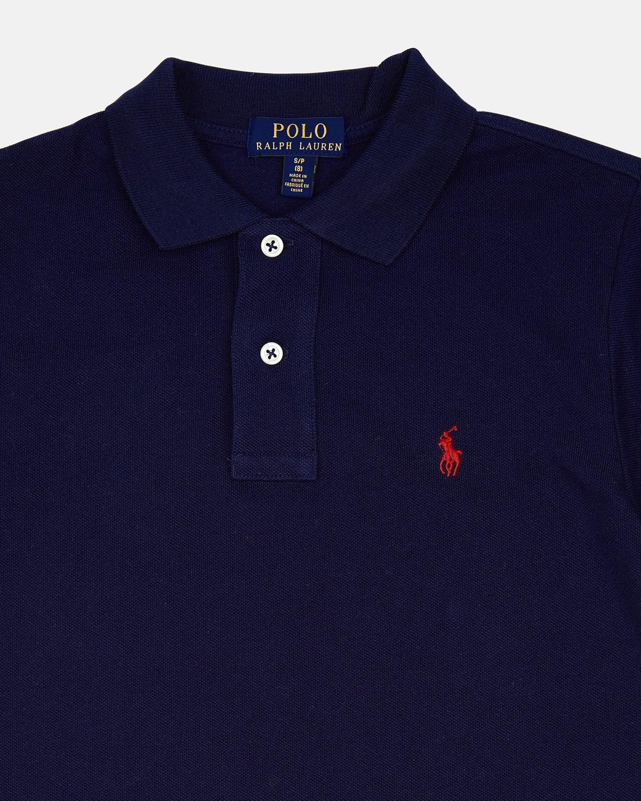 Cotton Mesh Polo Shirt - Teen