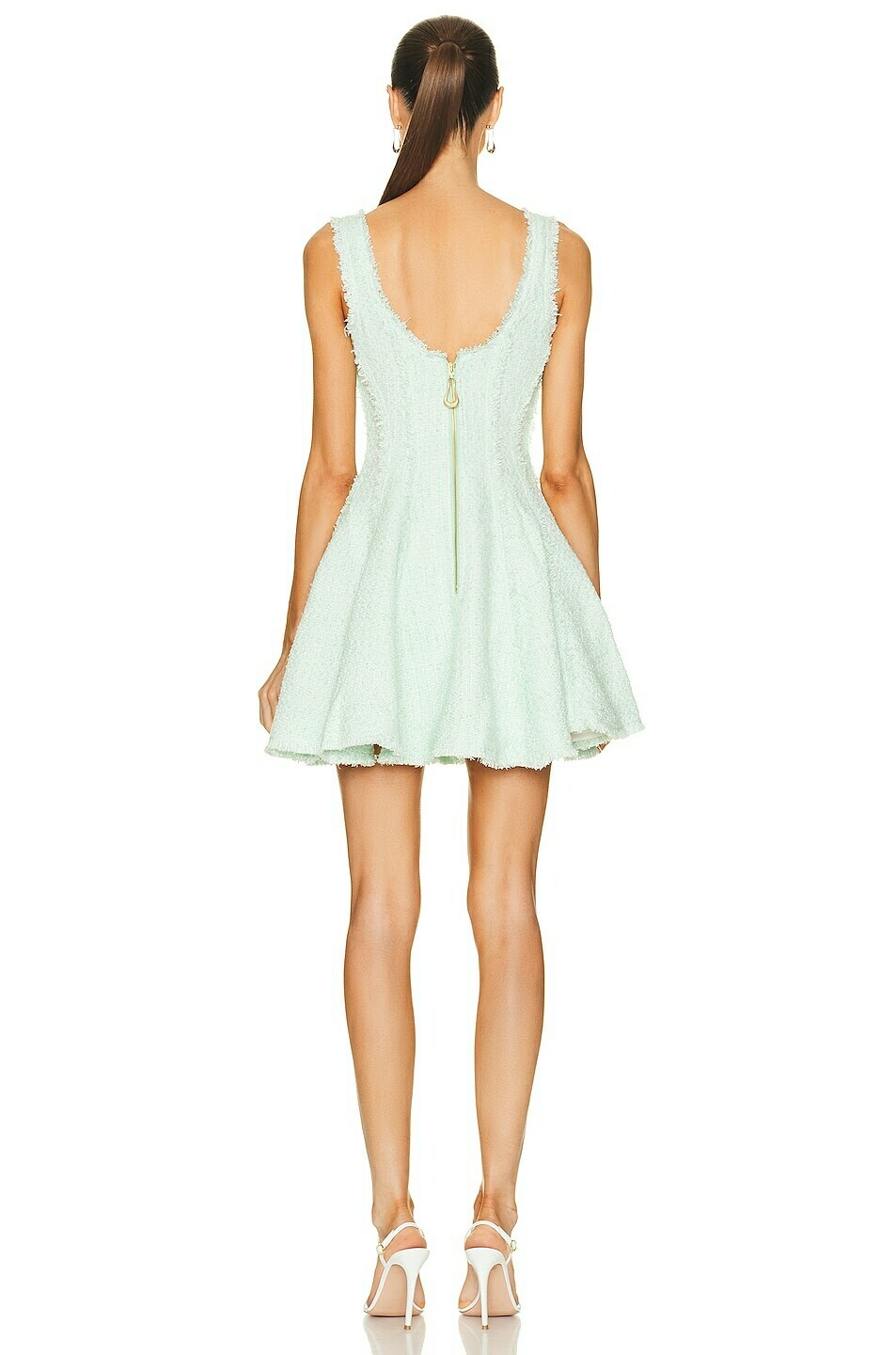 green emerald velvet dress Mme. Turlington Bouclé Dress