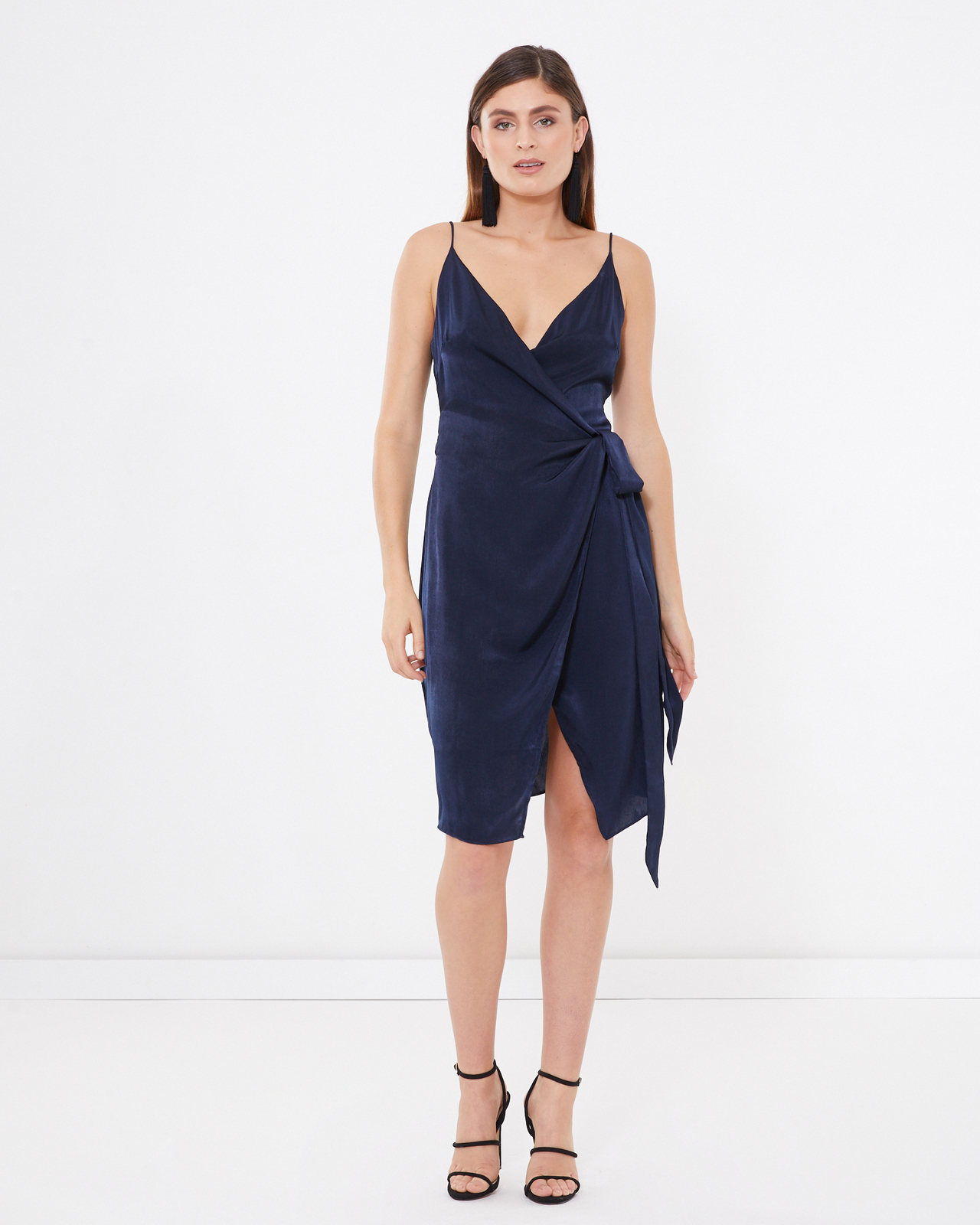 Felix Silky Wrap Dress