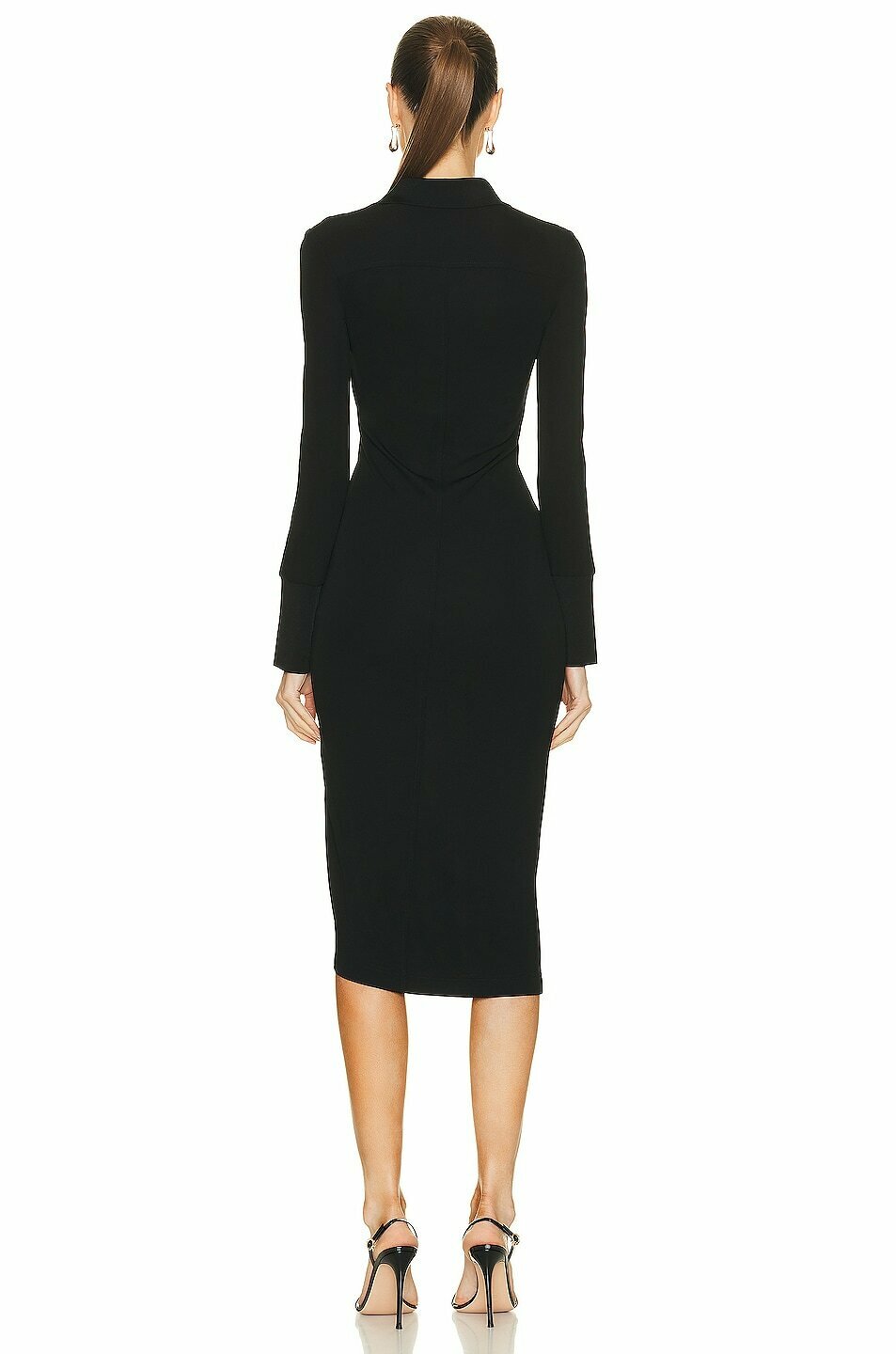 Helmut Lang Helmut Lang Asymmetrical Shirt Dress in Black - AirRobe
