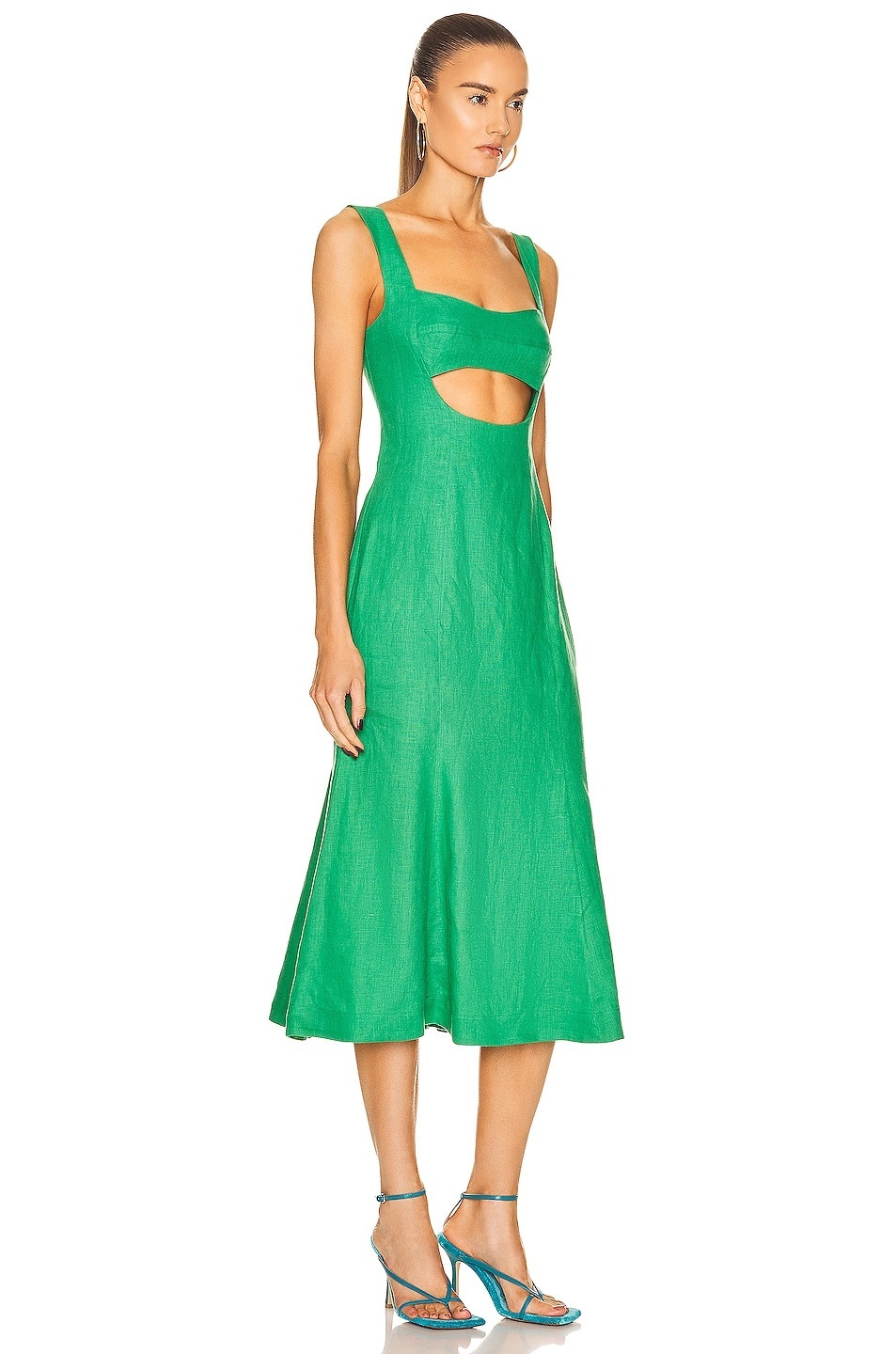 slim fit dress slacks Nuggles® Kelly Green Midi Layering Dress