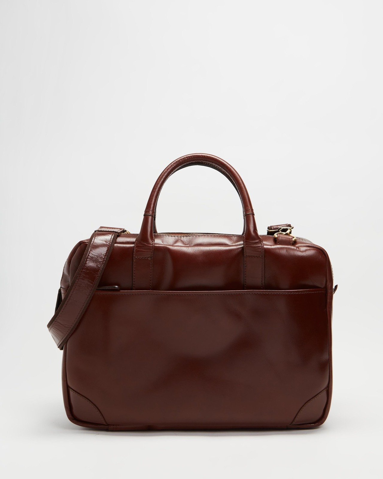 Double Oak Mills Harry Double Leather Briefcase AirRobe