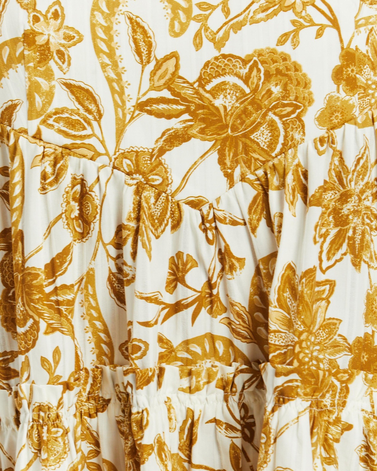 Saffron Tiered Mini Dress
