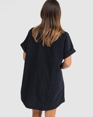 rhythm classic shirt dress Rhythm Classic Shirt Dress, Oat / 12