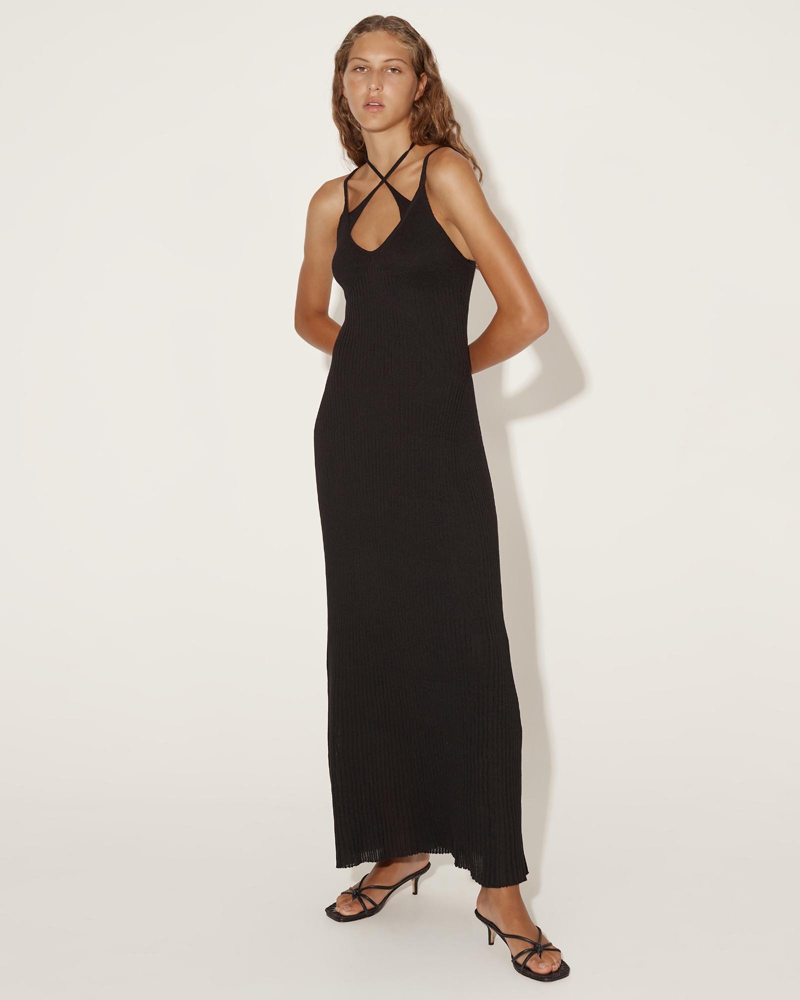 hansel and gretel black dress Hansen & Gretel Stephanie Maxi Dress – hireempireaustralia.com main image 0