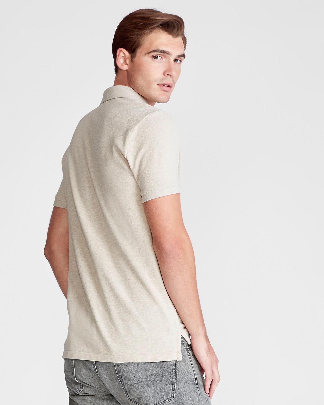 Short Sleeve Knit Polo