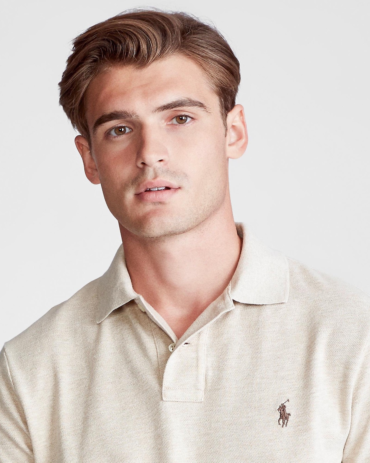 Short Sleeve Knit Polo