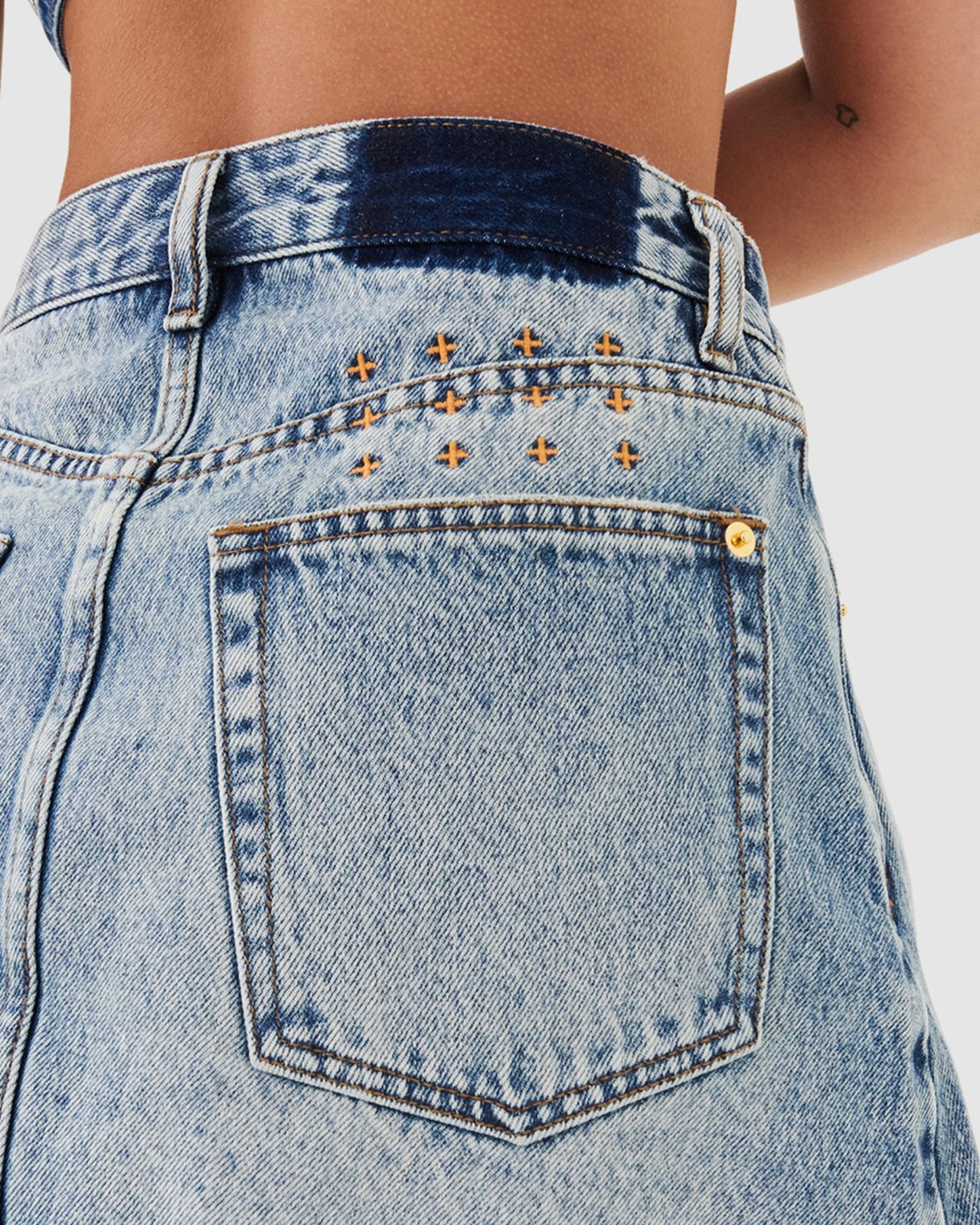 Ksubi X P.E Double Skirt