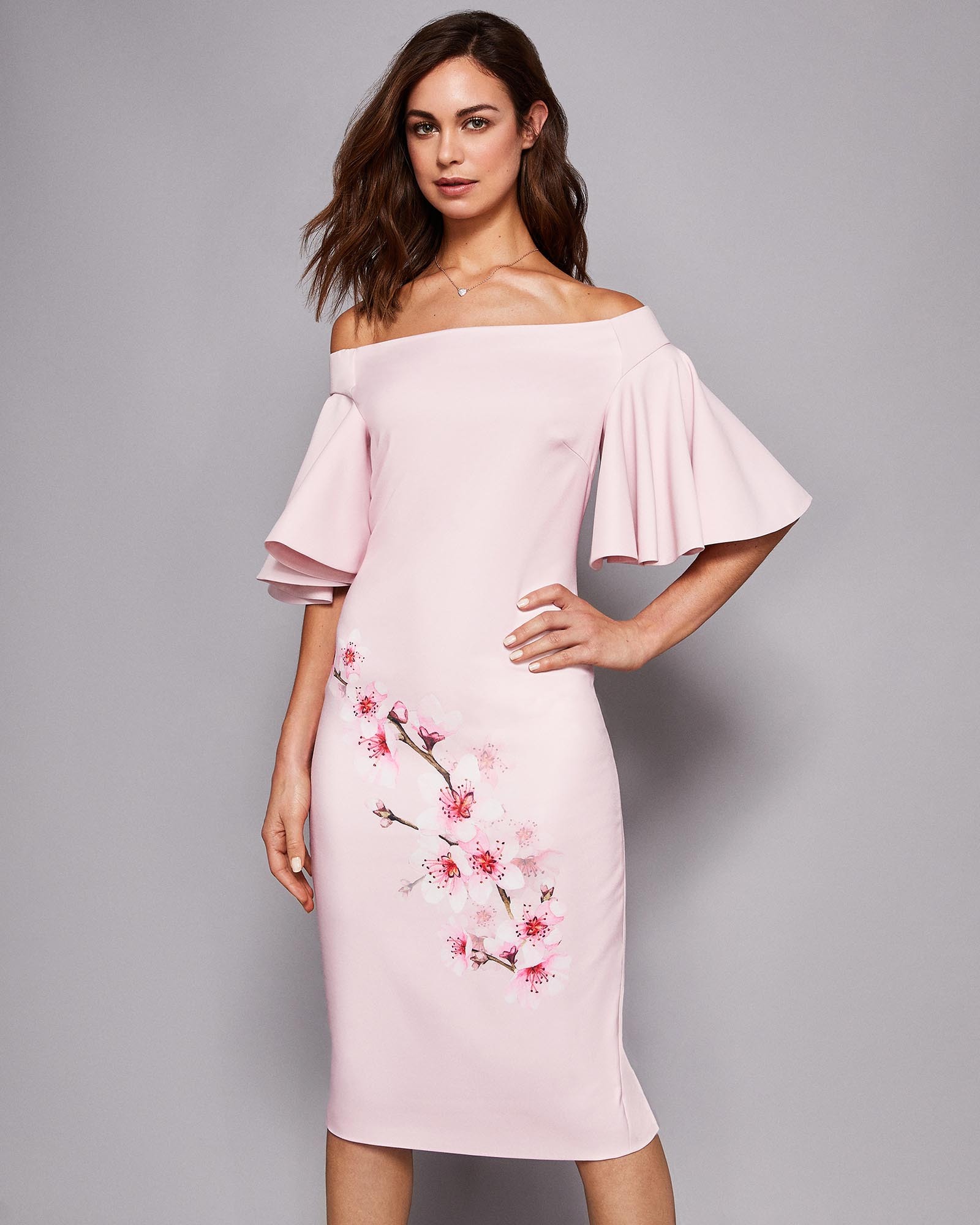 ted baker blush pink dress Maxi Dress Ted Baker Blush Dress Ted Baker Pink And White Dress Top