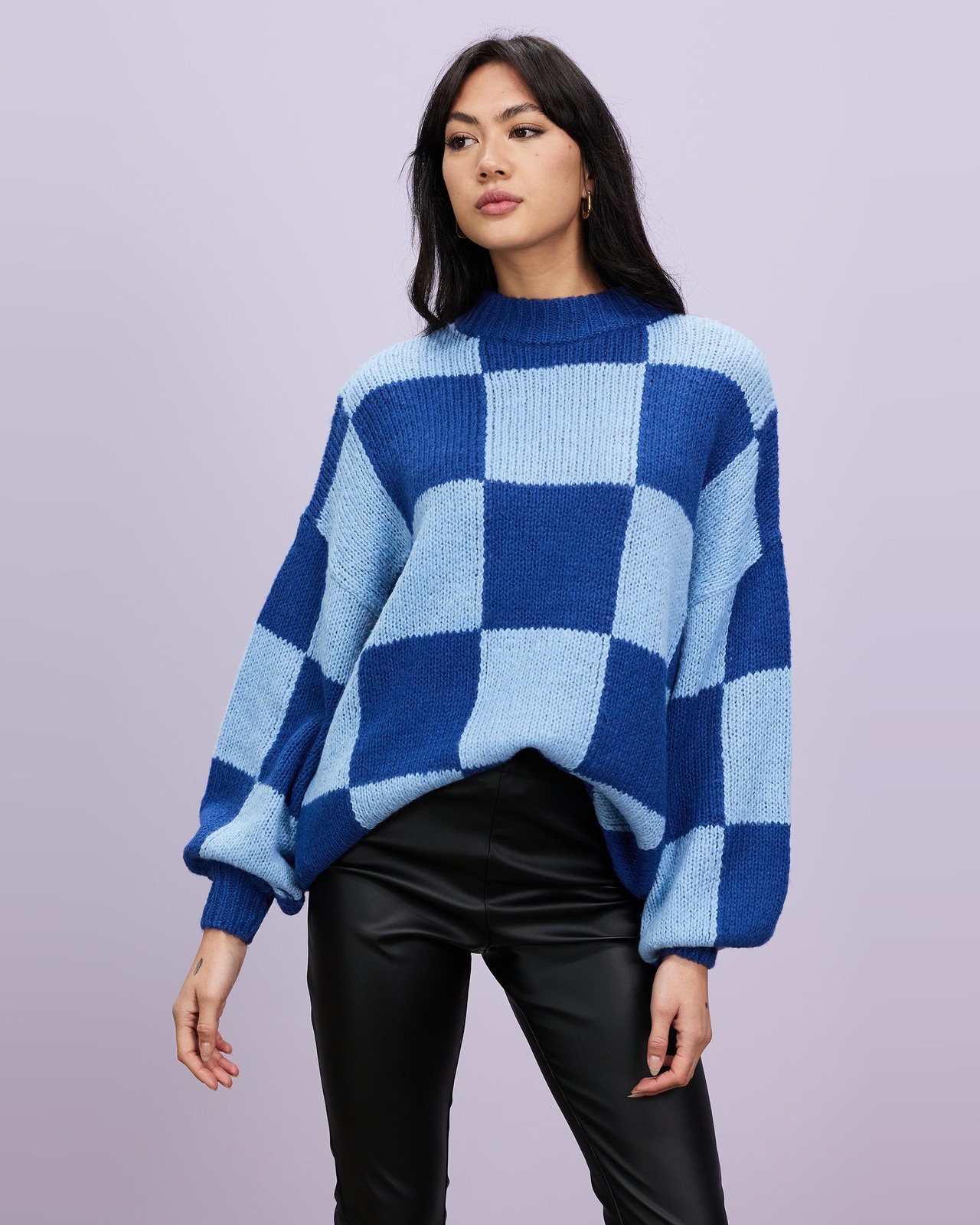 Checkmate Knitted Jumper