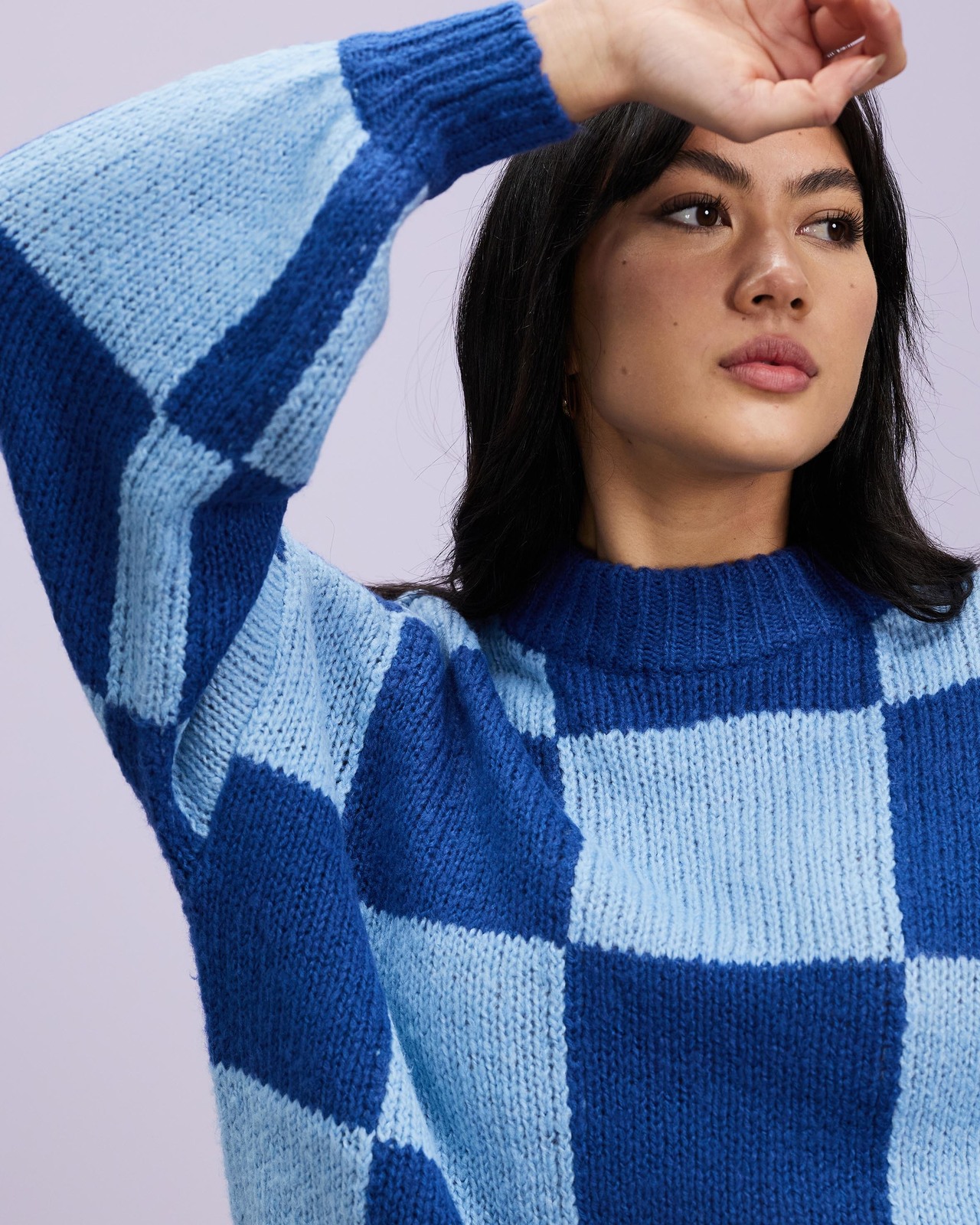 Checkmate Knitted Jumper