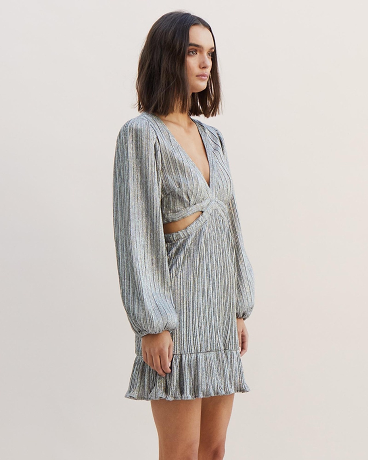 Ana Balloon Sleeve Mini Dress