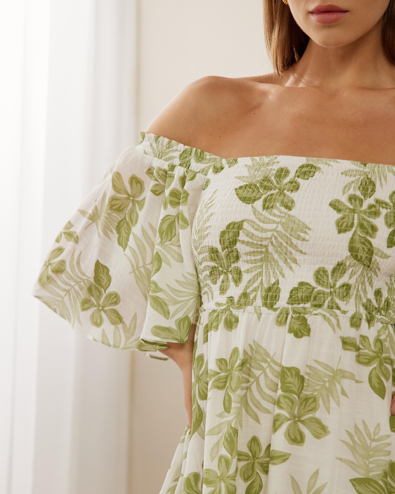 Gardenia Ruffle Mini Dress