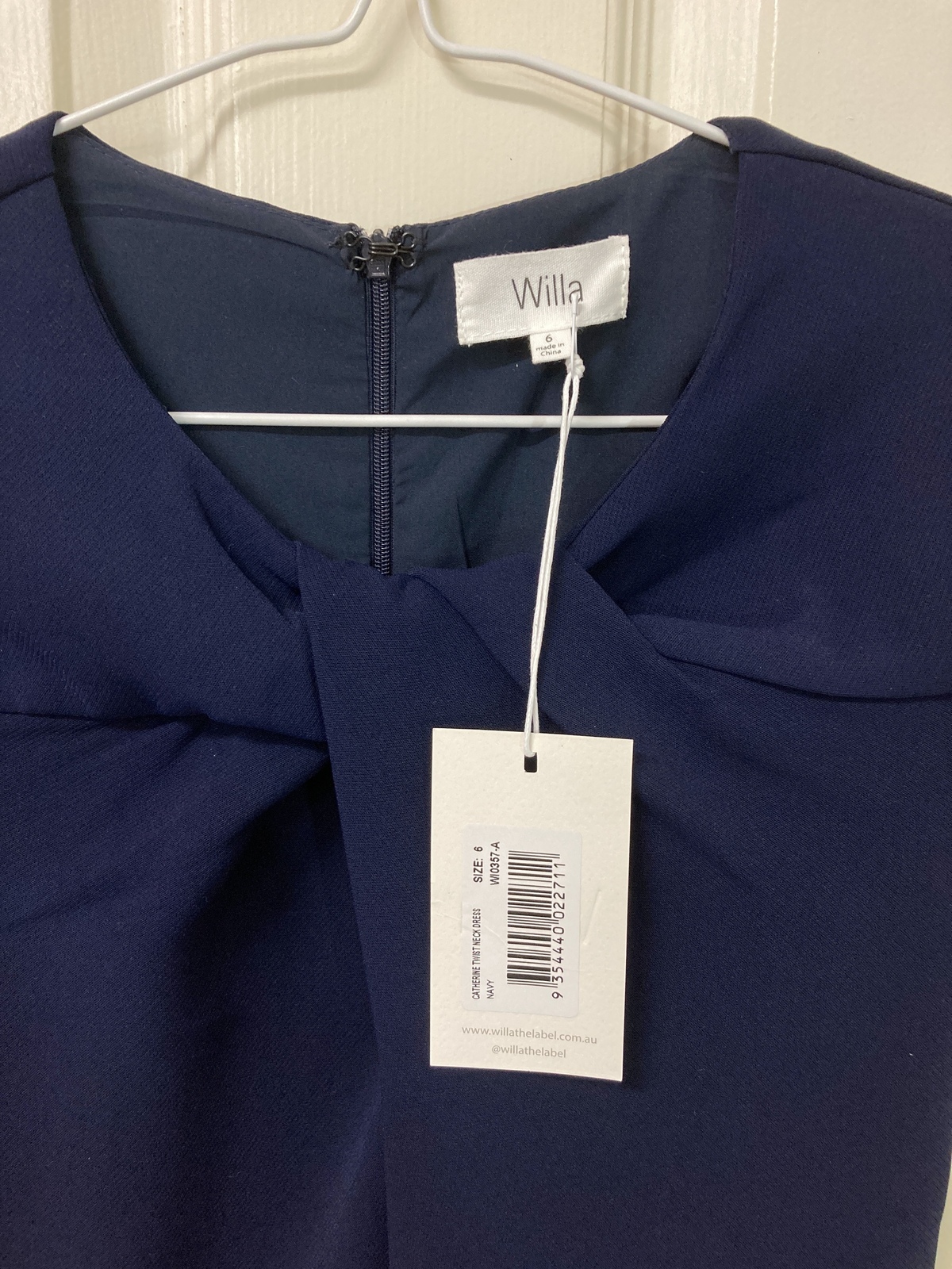 Catherine Twist Neck Dress Size 6