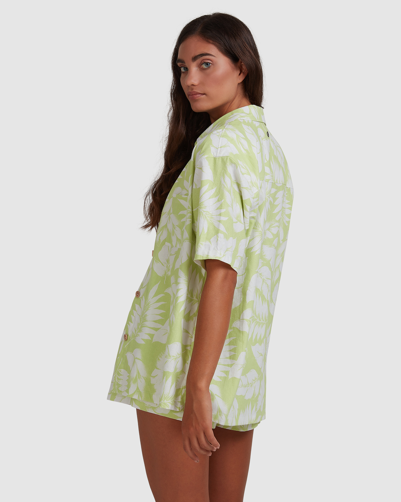 Summer Sun Button Thru Top