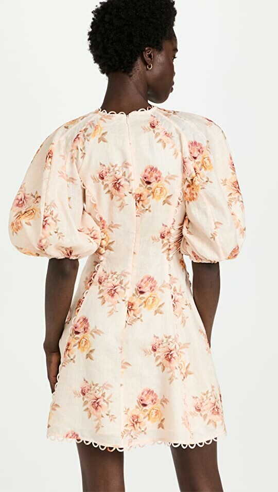 Zimmermann Rosa Laced Mini Dress