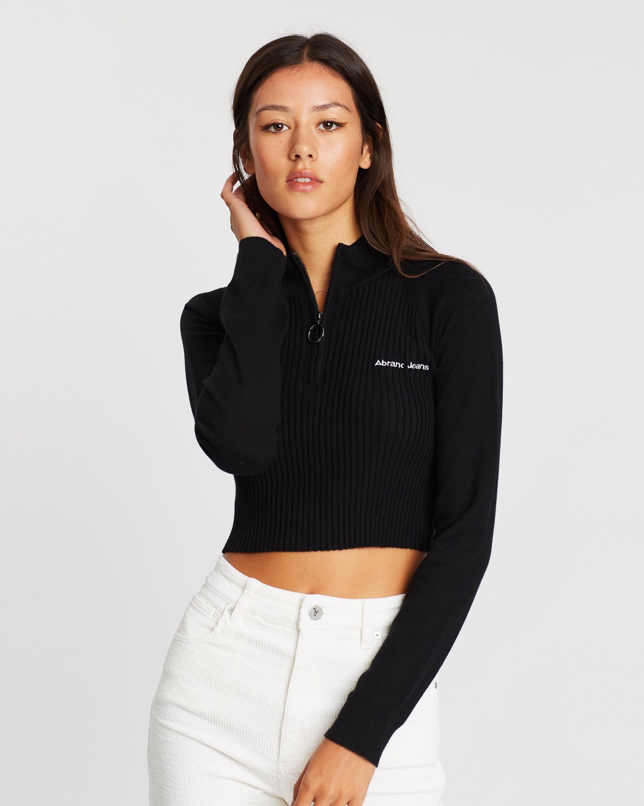 ABRAND A Kim Cropped Jumper AirRobe