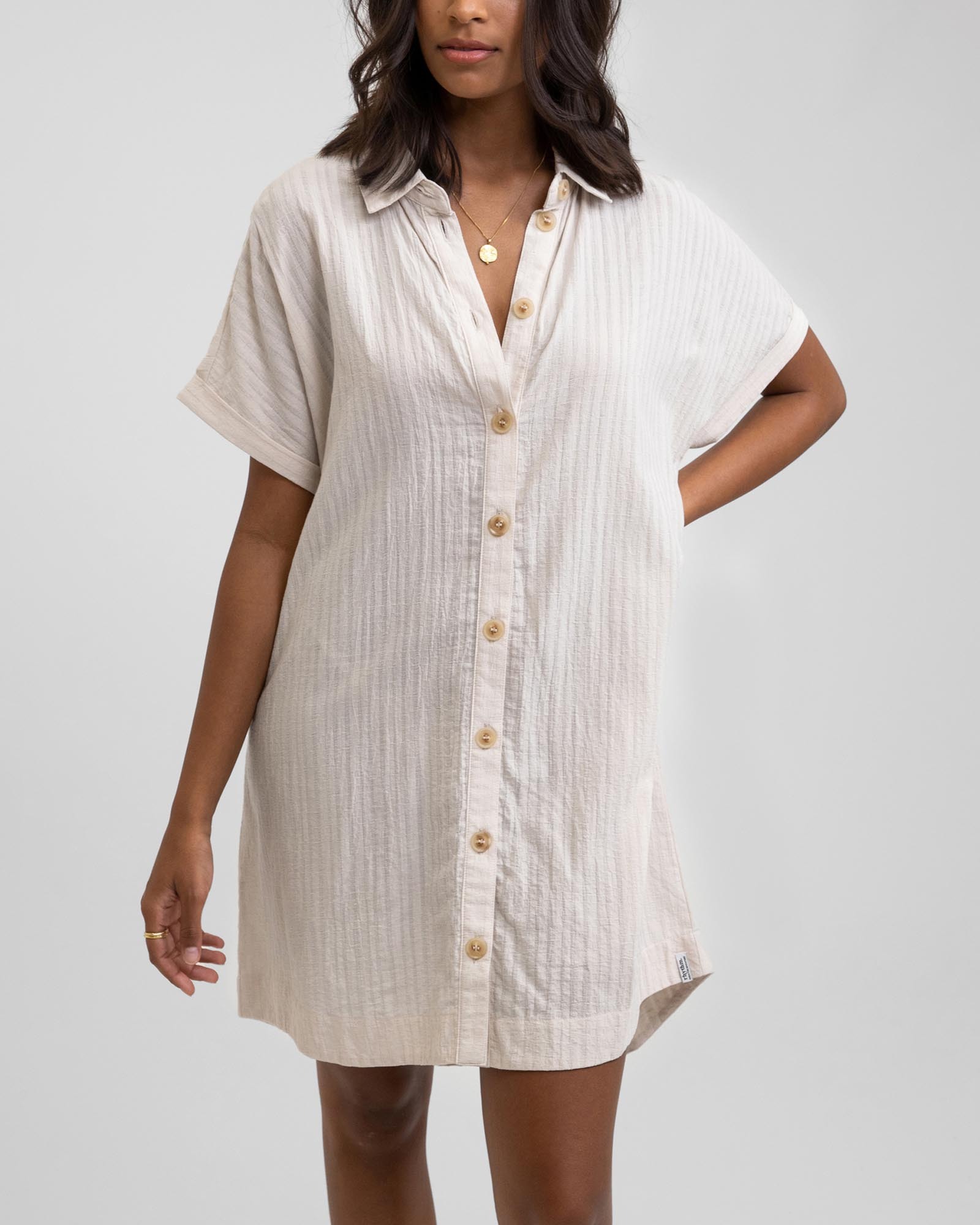 rhythm classic shirt dress RHYTHM CLASSIC SHIRT DRESS