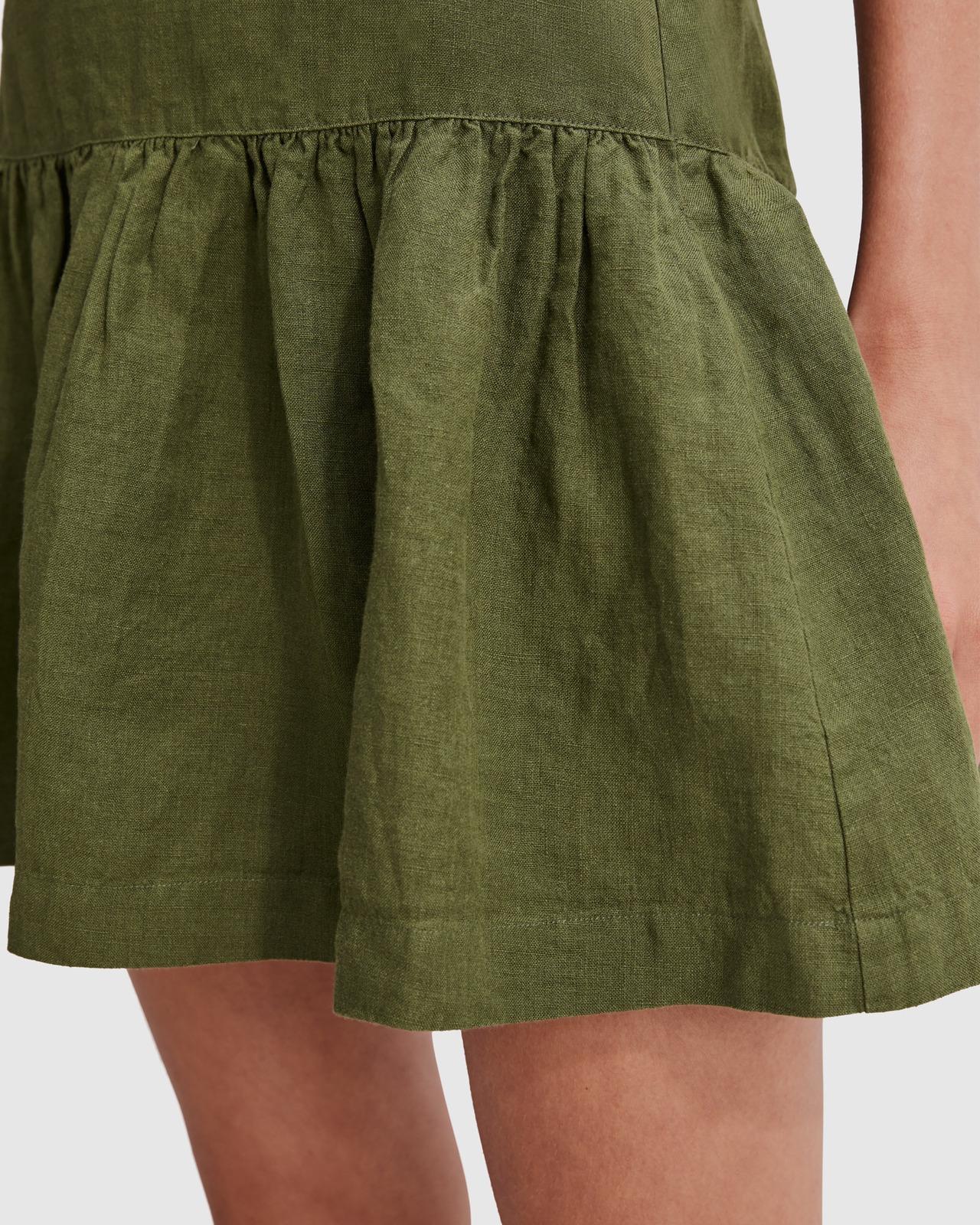 Country Road Organically Grown French Linen Mini Skirt AirRobe