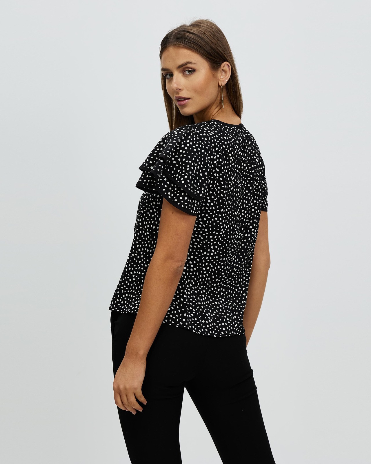 Darcy Flutter Sleeve Blouse
