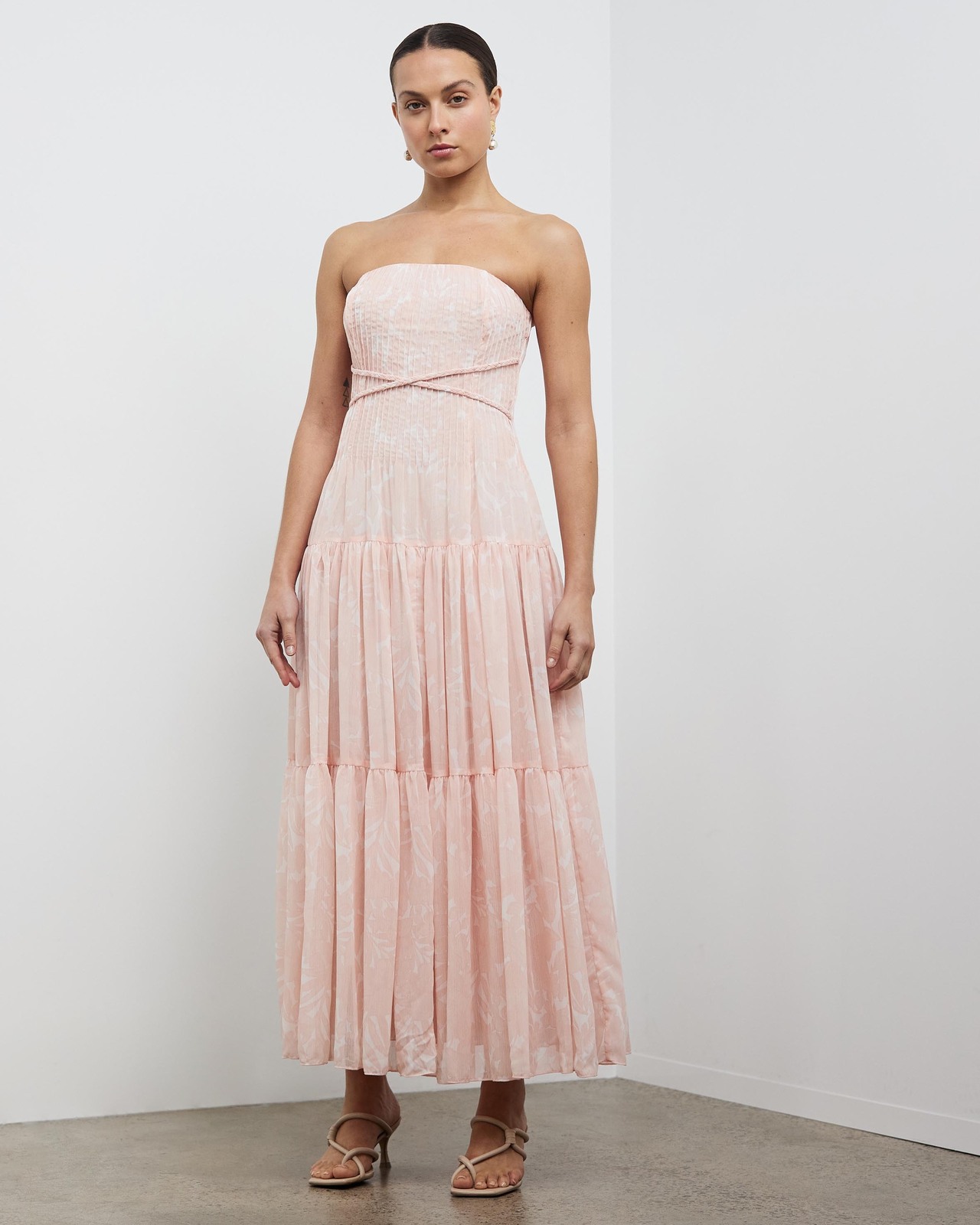 marigold pleated maxi dress Lover Marigold Pleated Maxi Dress