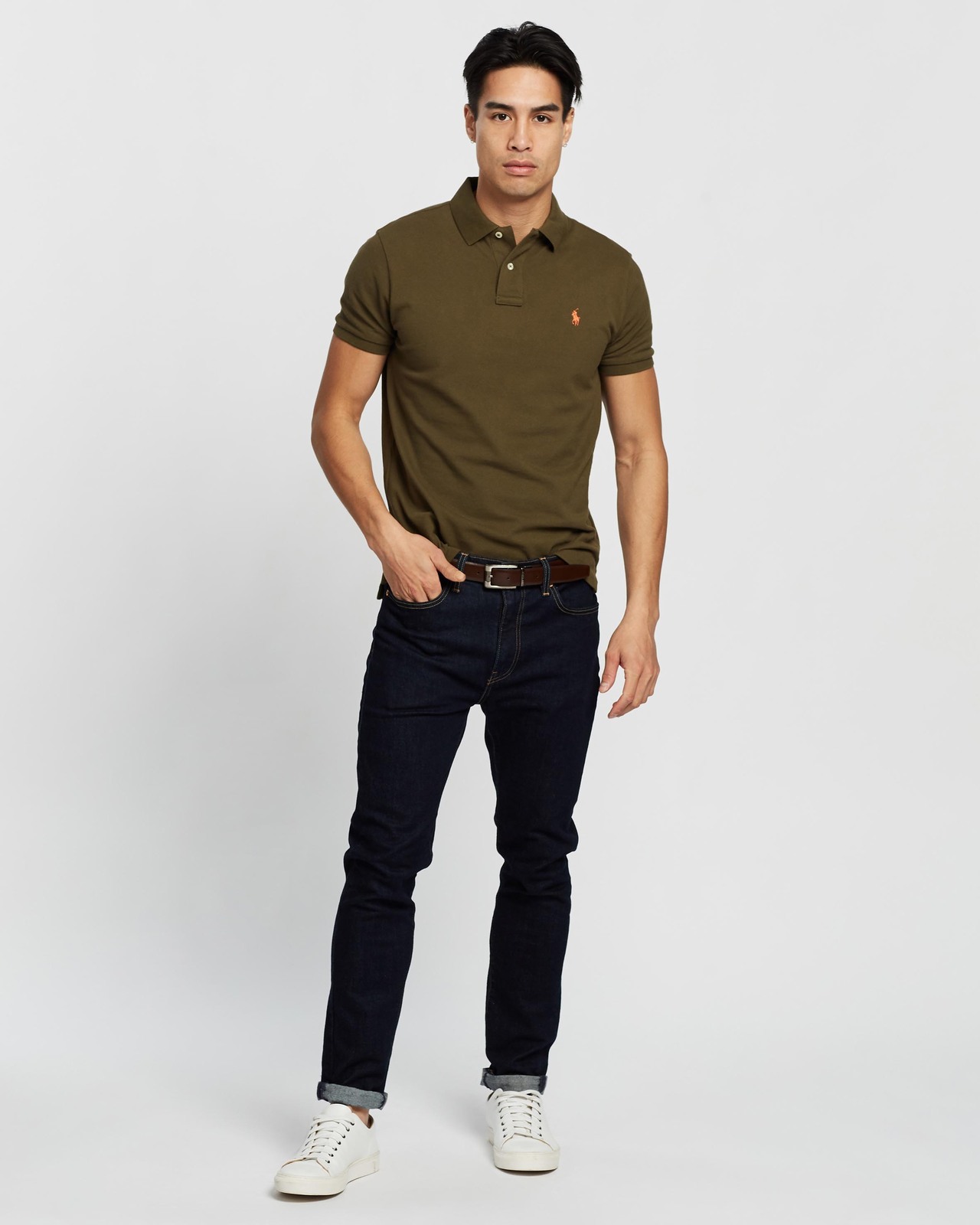 Custom Slim Fit SS Knit Polo