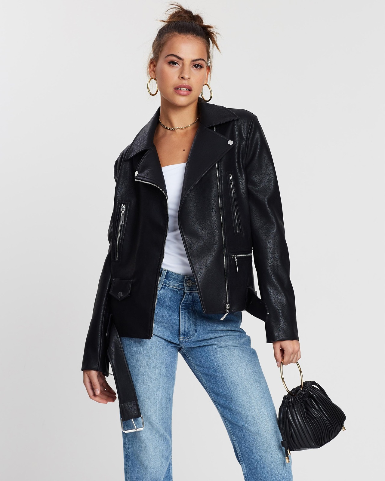 Just Dance PU Biker Jacket