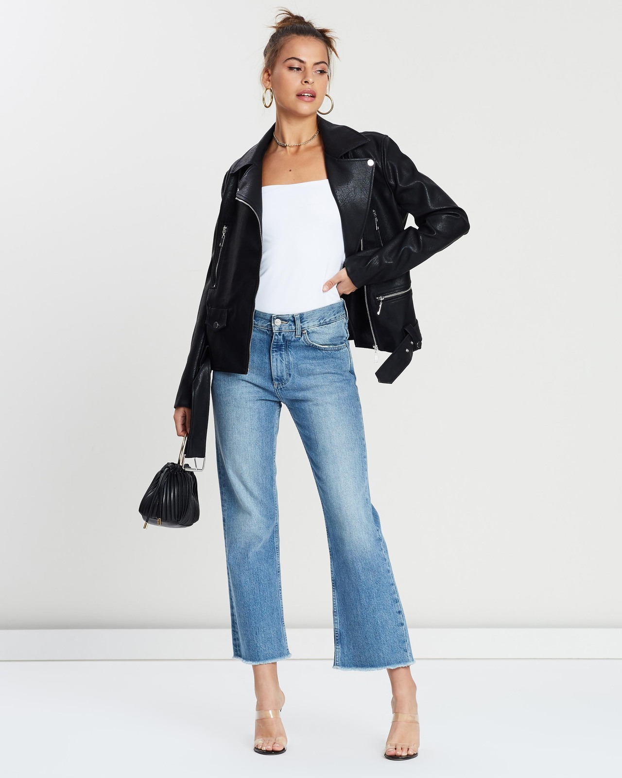 Just Dance PU Biker Jacket