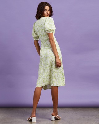 Faithfull The Brand L Beline Floral Mini Dress 6 Dazie Endless Sun Floral  Midi Dress AirRobe