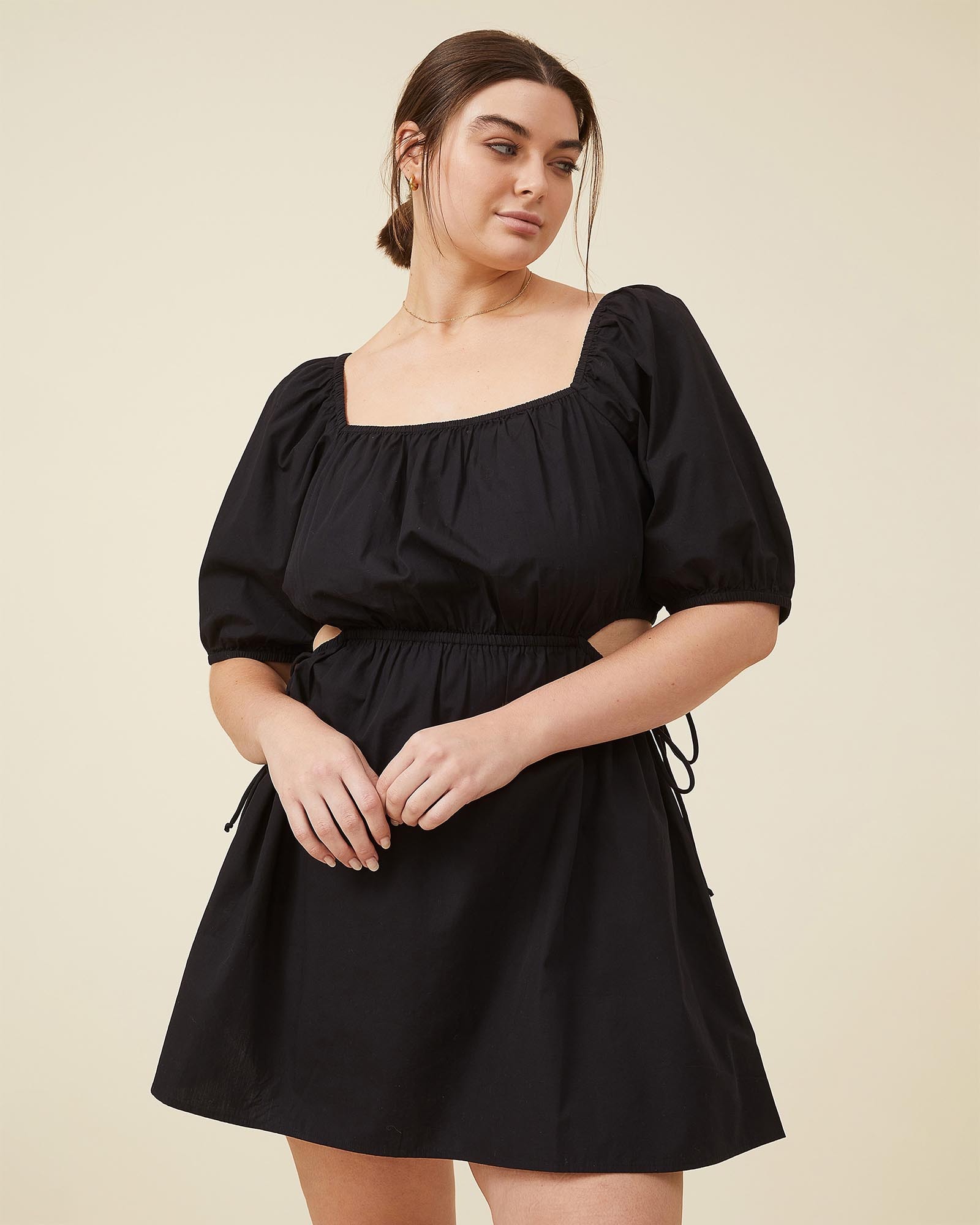 cotton on curve dresses Cotton On Curve Curve Side Cut Out Mini Dress