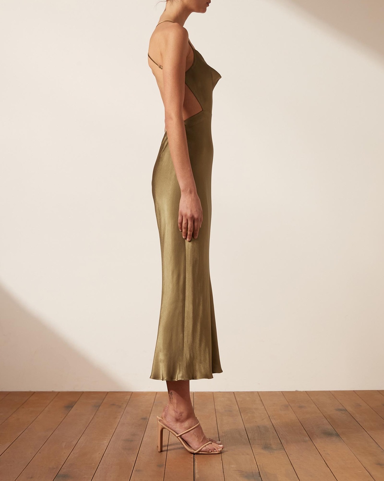 thalia bias cut out midi dress Shona Joy Thalia Bias Ruched Midi Dress